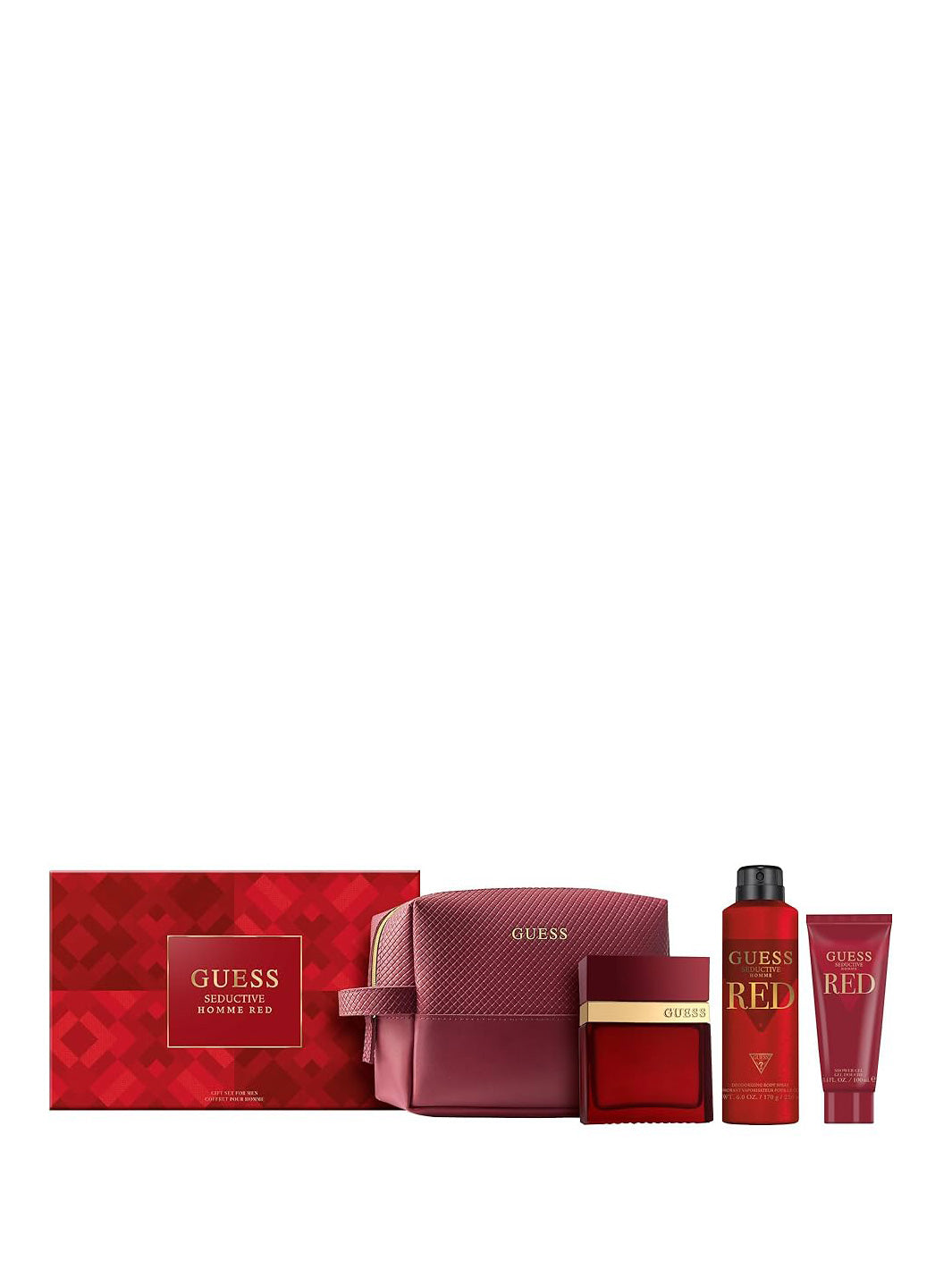 Guess Seductive Homme Red For Men Gift Set