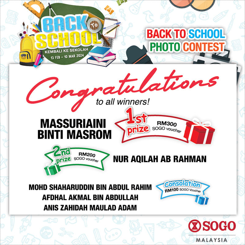 Back To School Photo Contest Winners