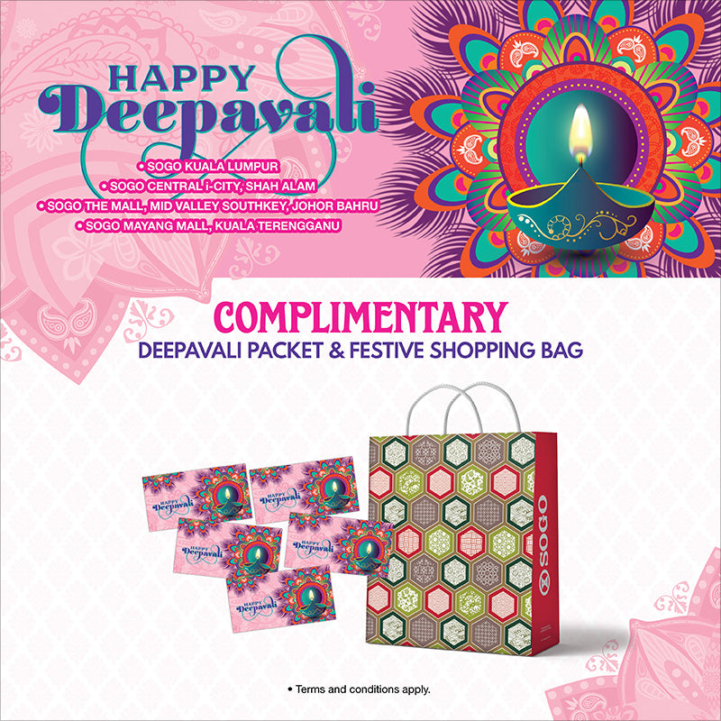 Complimentary Deepavali Packet & Festive Shopping Bag