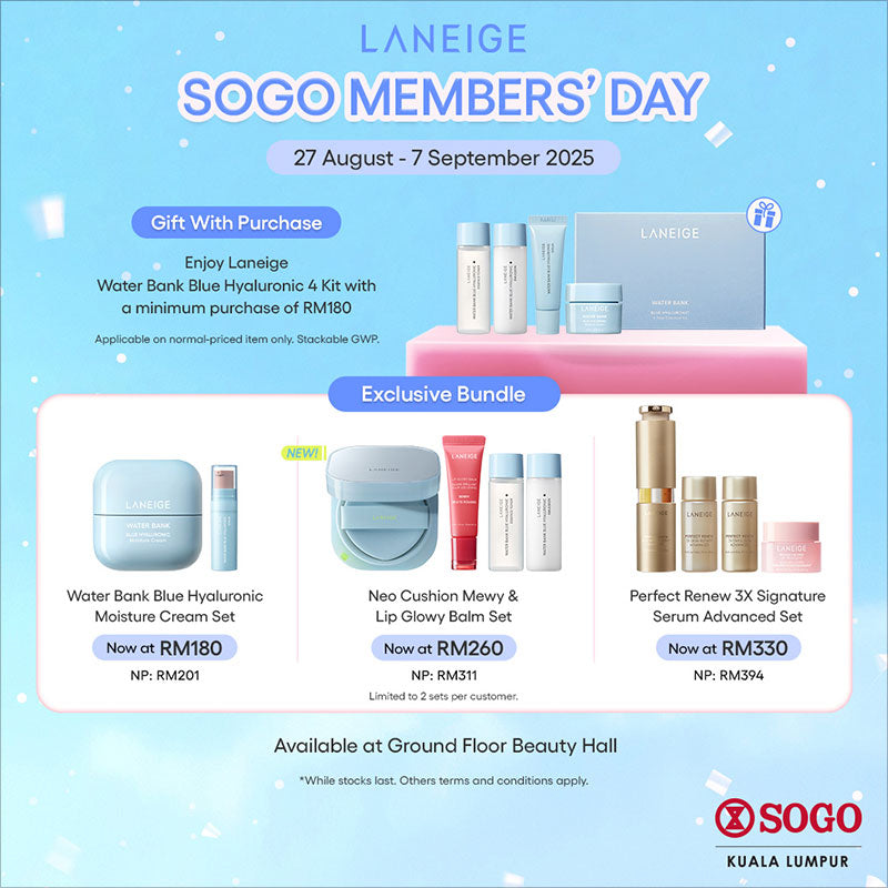 Laneige SOGO Members' Day Sale