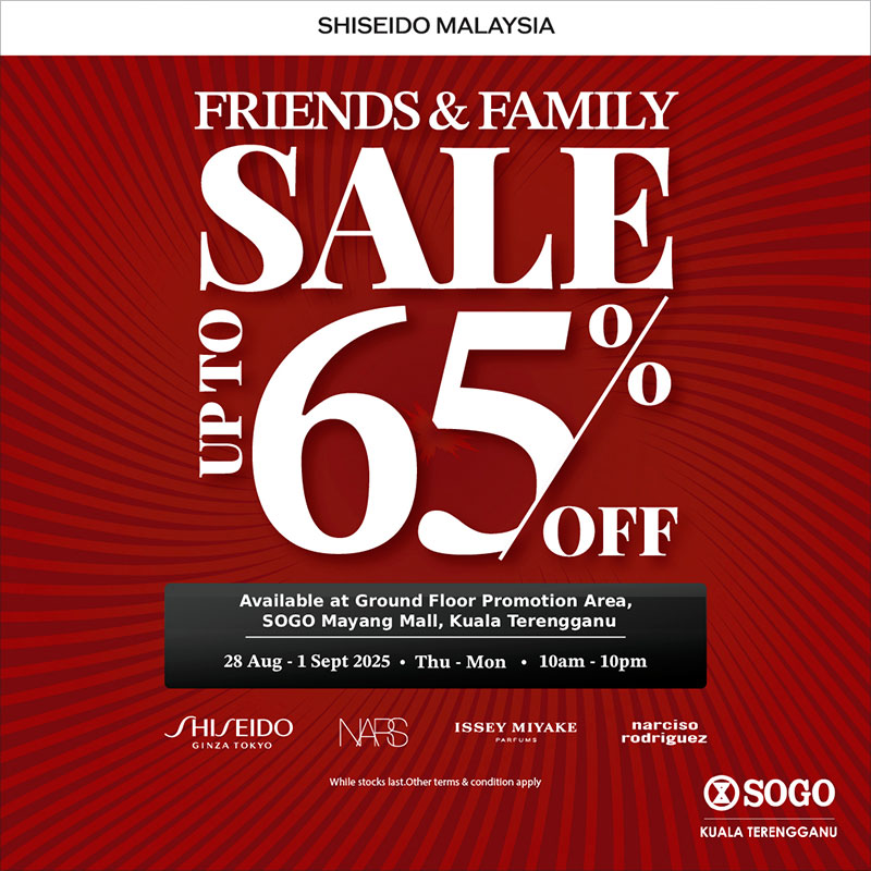 Shiseido Friends & Family Sale