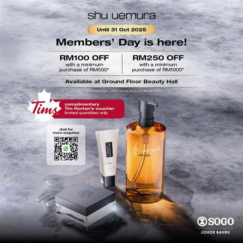 Shu Uemura Members' Day