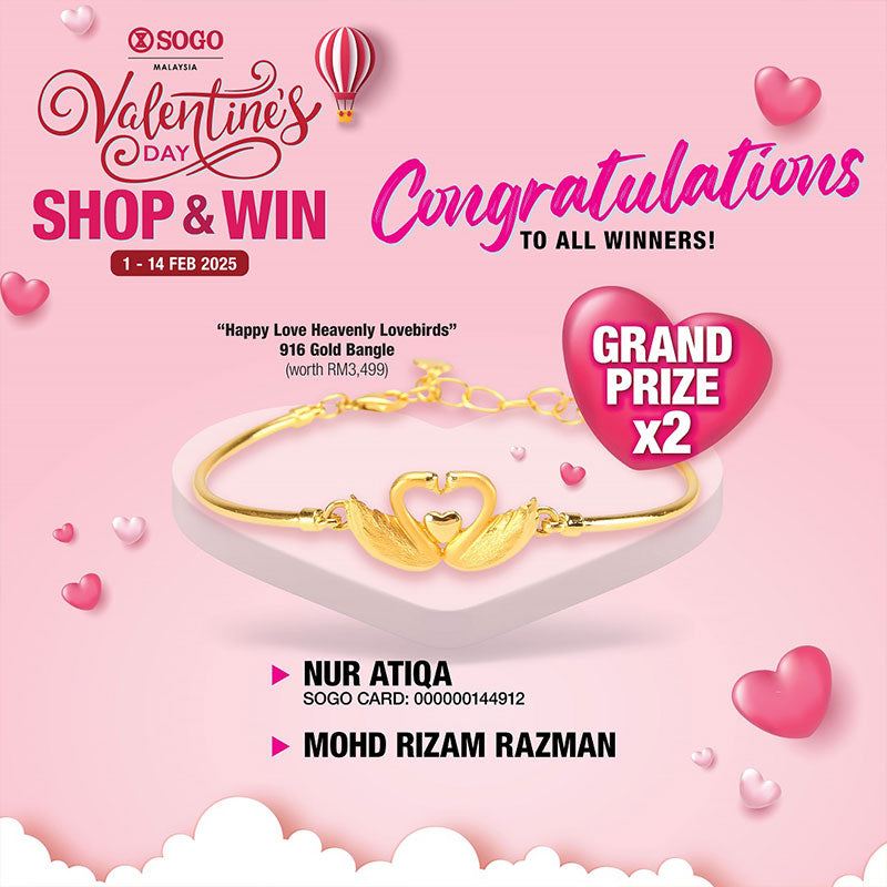 Valentine's Day Shop & Win Contest Winners
