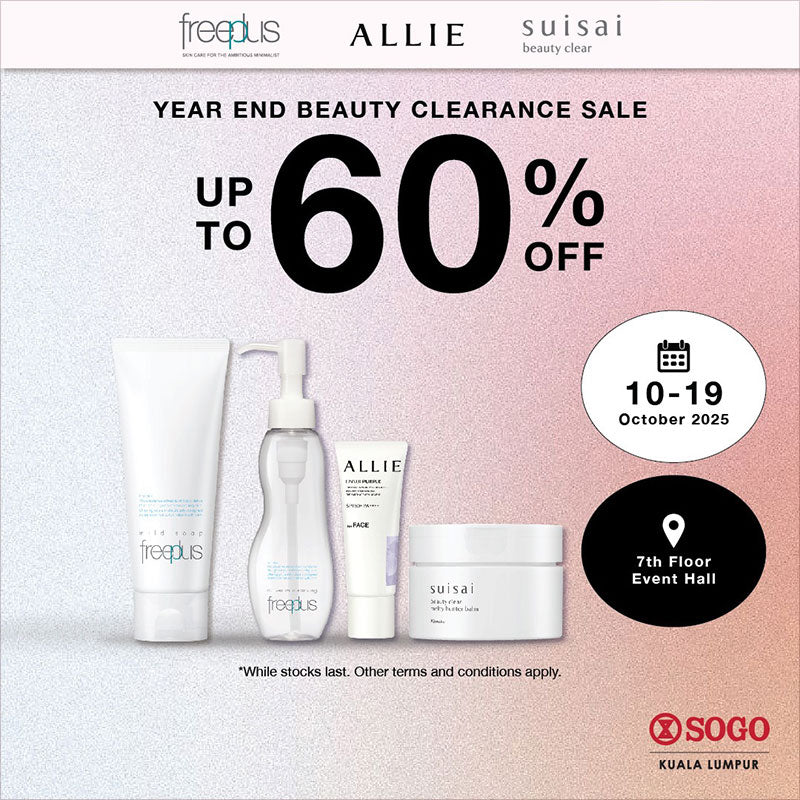 Year End Beauty Clearance Sale