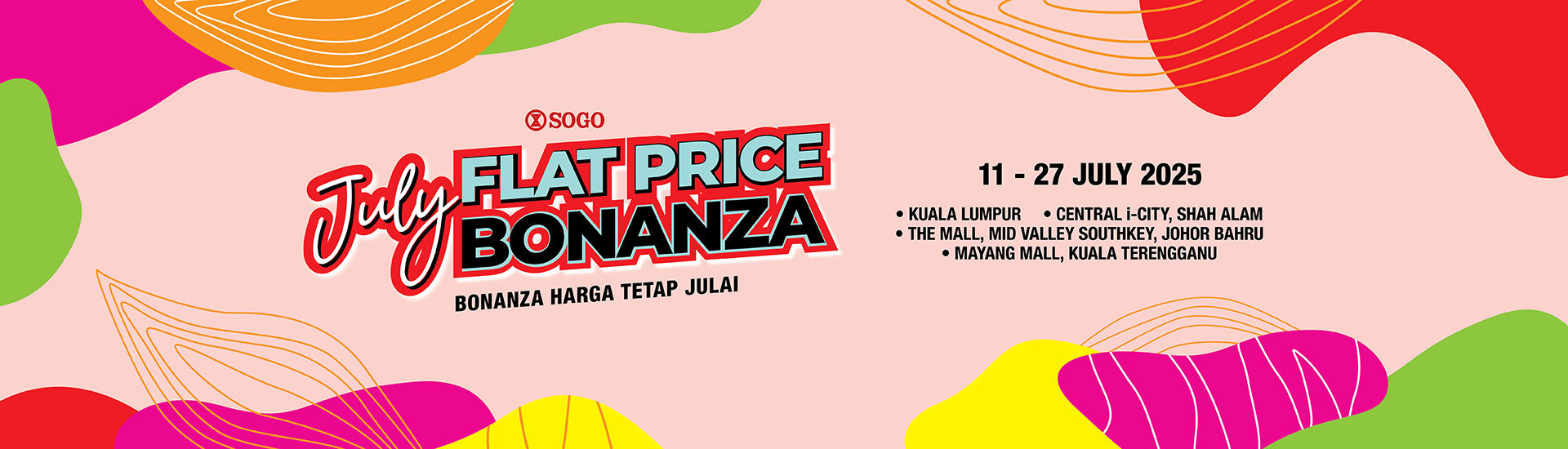 July Flat Price Bonanza