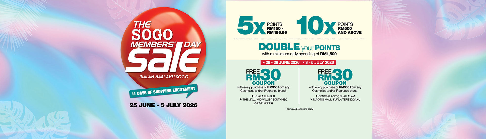 The SOGO Members' Day Sale
