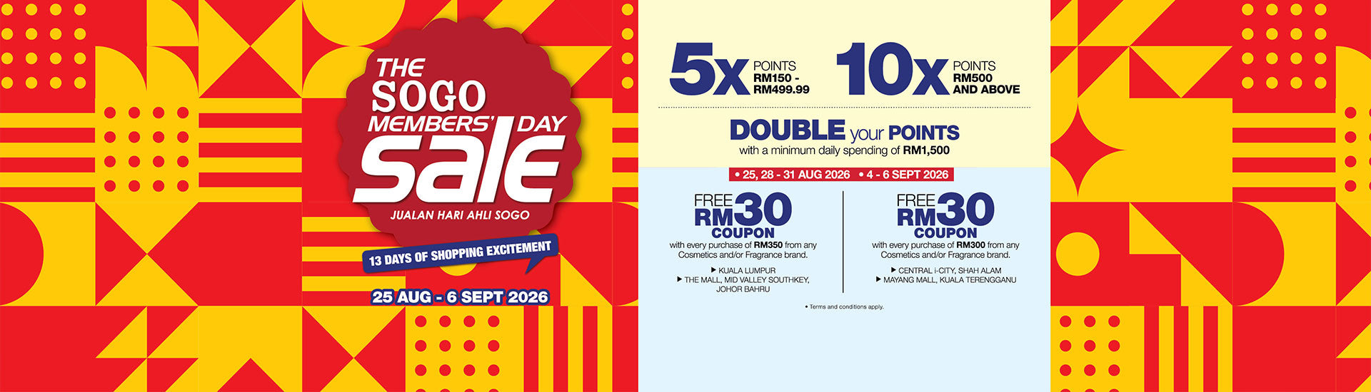 The SOGO Members' Day Sale